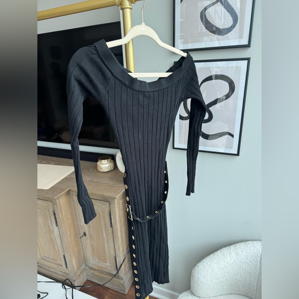 Akira black sweater dress - Picture 2 of 4